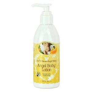 Earth Mama Angel Baby Lotion, Contains Organic Calendula & Shea Butter,  Natural Orange Vanilla Scent, 8 fl. oz.