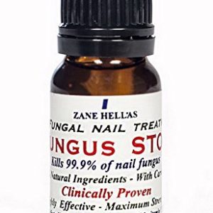 Fungus Stop. Kill 99.9% of nail fungus. Anti fungal Nail Solution. Toenails & Fingernails Solution. 0.33 oz – 10 ml