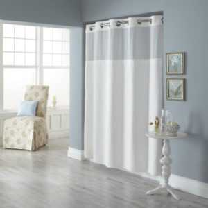 Hookless-Fabric-Shower-Curtain-with-Built-in-Liner-White-Diamond-Pique-0