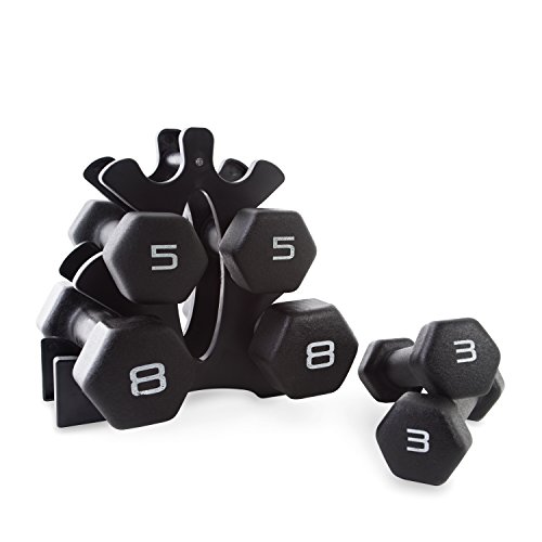 CAP-Barbell-Neoprene-Dumbbell-Set-with-Rack-32-Pound-Black-0-0 CAP-Barbell-Neoprene-Dumbbell-Set-with-Rack-32-Pound-Black-0-0