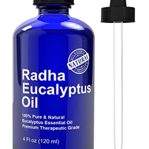 Radha Beauty Essential Oil 4 oz – 100% Pure (Eucalyptus)